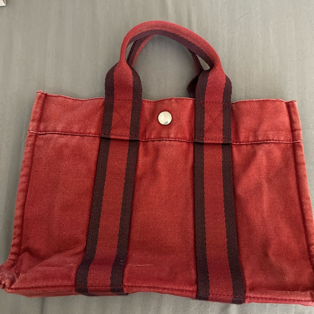 Hermes Toile Fourre-Tout PM